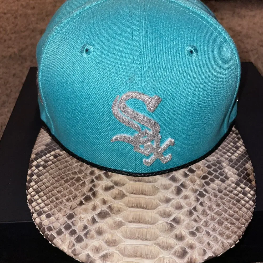 Chicago White Sox MLB New Era 9FIFTY Adjustable SnapBack M/L Snakeskin Brim
